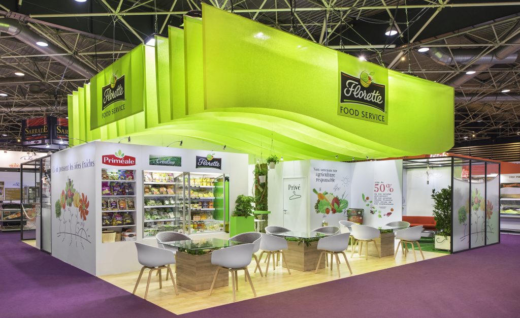 Stand Florette - 90 m² - Salon Sirha 2017 - Stand 2B